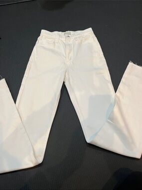Favorite Daughter. White High-Rise Jeans